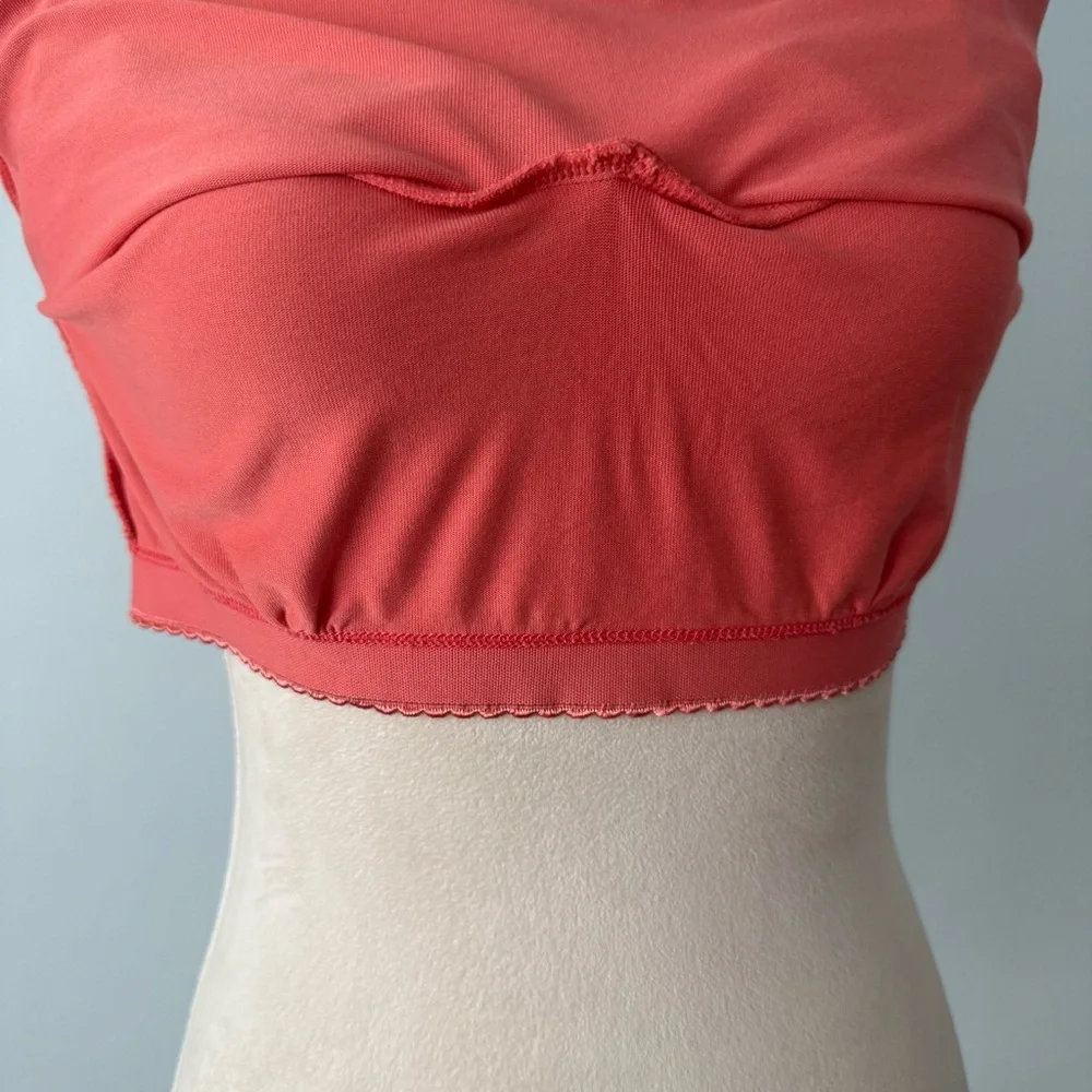 🍑 Patagonia Vitaliti Strap Dress Size L Salmon Peach Organic Cotton 🍑 - Picture 7 of 12